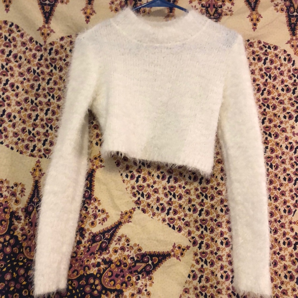 turtleneck crop sweater